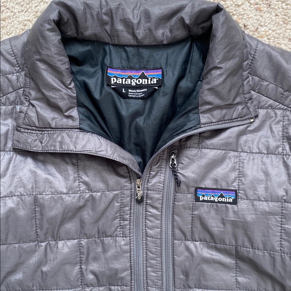 Patagonia 1/2 Zip Pullover Nano. Gray. Men’s L. - Picture 3 of 12